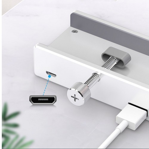 USB 3.0 Hub από αλουμίνιο με κλιπ