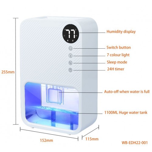 Αφυγραντήρας Υγρασίας1100ml