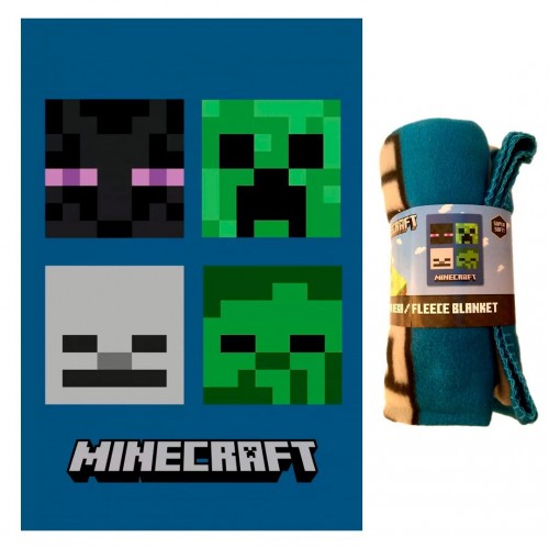 κουβέρτα Fleece Minecraft