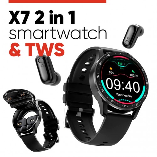 smartwatch X7 & TWS ακουστικά